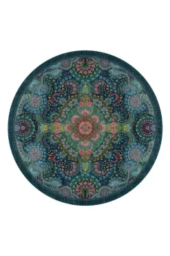 Pip Studio Runde Teppiche|Runde Teppich Moon Delight by Pip Dunkelblau