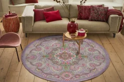 Pip Studio Runde Teppiche|Runde Teppich Moon Delight by Pip Lila Violett
