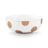 Pip Studio Weihnachten|Schalen|Schale Dot Delight Weiss-Gold 15cm