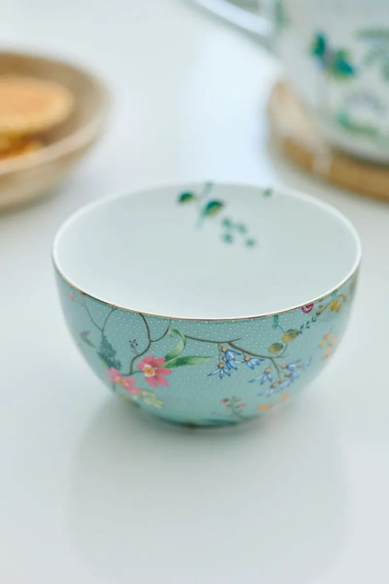 Pip Studio Schalen|Schale Jolie Blumen 12cm Blau