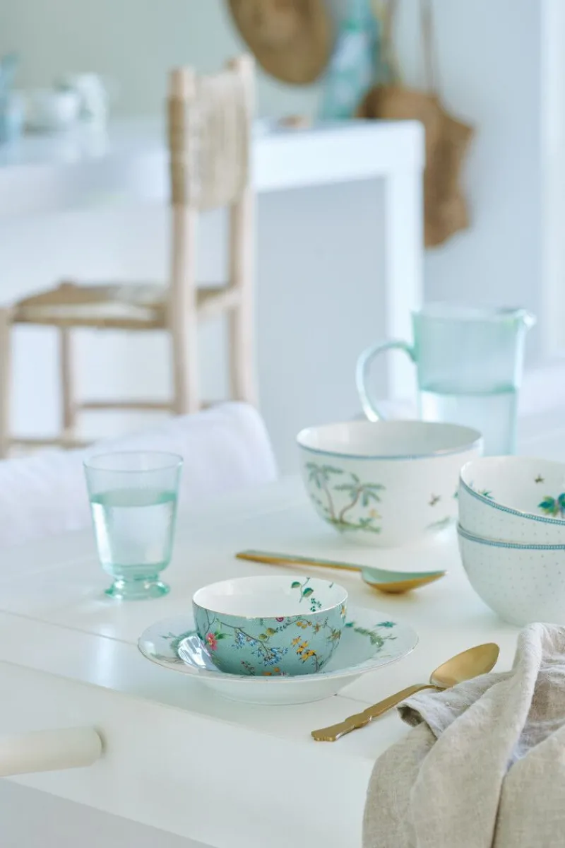 Pip Studio Schalen|Schale Jolie Blumen 12cm Blau