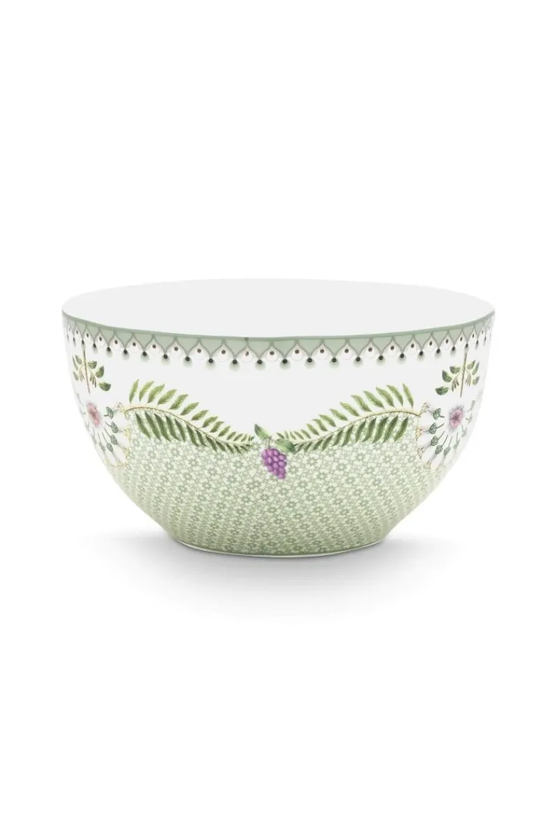 Pip Studio Schalen|Schale Lily&Lotus Fliesen Hell 15cm Grün