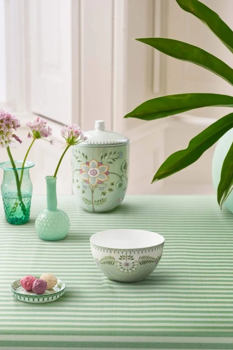 Pip Studio Schalen|Schale Lily&Lotus Fliesen Hell 15cm Grün