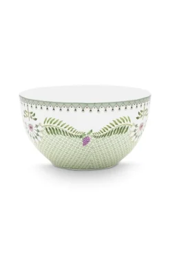 Pip Studio Schalen|Schale Lily&Lotus Fliesen Hell 15cm Grün