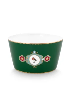 Pip Studio Weihnachten|Schalen|Schale Love Birds Medallion Dunkel 15cm Grün