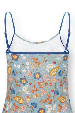 Pip Studio Tops|Selina Ärmellos Top Jameela Blau