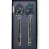 Pip Studio Besteck|Set/2 Salatbesteck Emailliert Berry Blues
