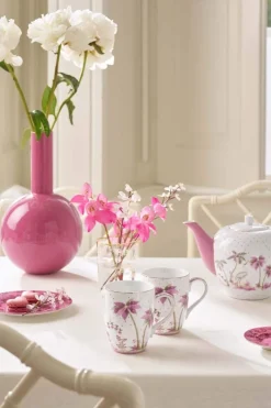 Pip Studio Porzellan Sets|Teetassen|Set/2 Tassen Gross Jolie Punkte Gold Rosa