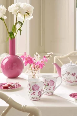 Pip Studio Teetassen|Porzellan Sets|Set/2 Tassen XL Jolie Tulpe Rosa
