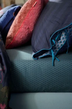 Pip Studio Laken|Spannbettlaken Thousand Leaves Dunkelblau