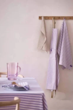 Pip Studio Kuchenschurzen|Stripes Schürze Lila Violett