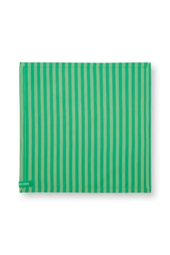 Pip Studio Servietten|Stripes Set/4 Servietten Grün