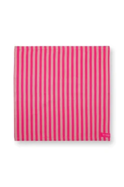Pip Studio Servietten|Stripes Set/4 Servietten Rosa