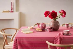 Pip Studio Tischtuch|Stripes Tischtuch Rosa