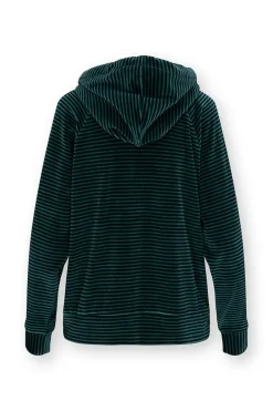 Pip Studio Pullover & Strickjacken|Pullover Und Strickjacken|Tamari Pullover Velvet Little Sumo Stripe Grün