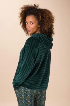 Pip Studio Pullover & Strickjacken|Pullover Und Strickjacken|Tamari Pullover Velvet Little Sumo Stripe Grün