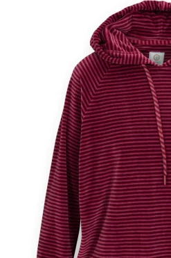 Pip Studio Pullover & Strickjacken|Pullover Und Strickjacken|Tamari Pullover Velvet Little Sumo Stripe Rosa Rot