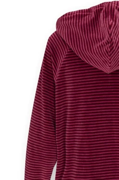 Pip Studio Pullover & Strickjacken|Pullover Und Strickjacken|Tamari Pullover Velvet Little Sumo Stripe Rosa Rot