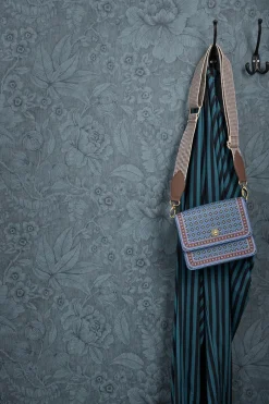 Pip Studio Tapetenmuster|Tapetenmuster Casa dei Fiori Denim Blau