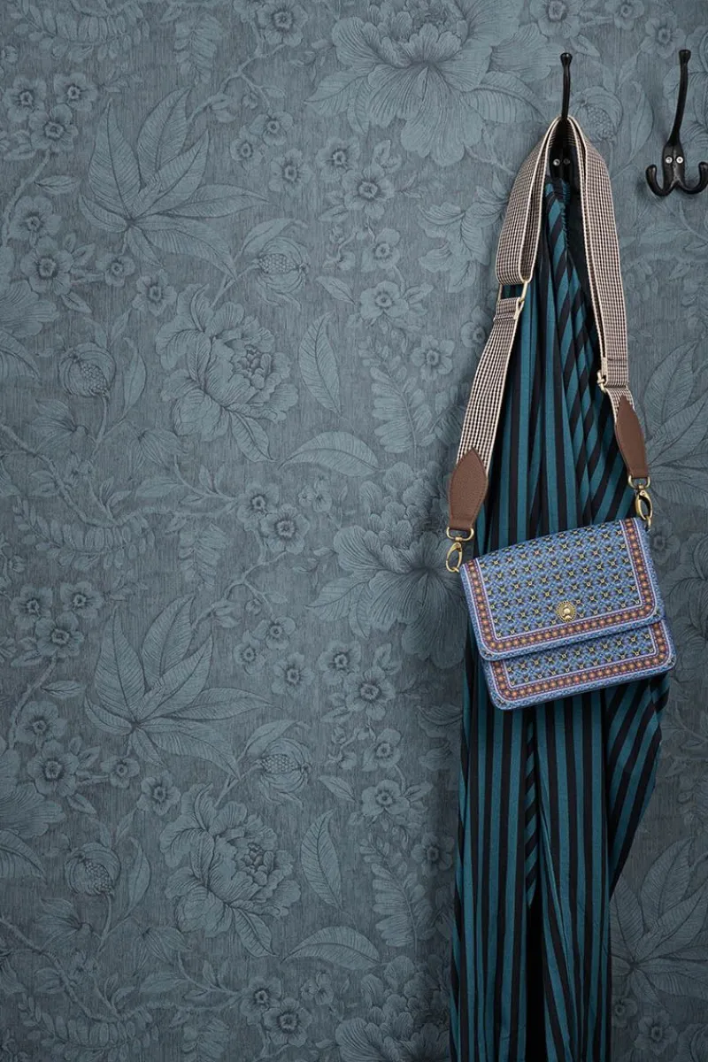 Pip Studio Tapetenmuster|Tapetenmuster Casa dei Fiori Denim Blau