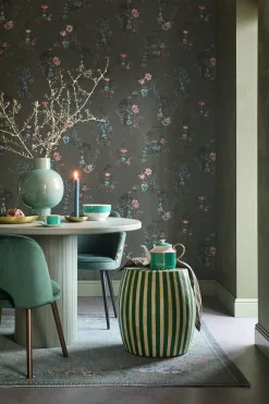 Pip Studio Tapetenmuster|Tapetenmuster Chinese Porcelain Dunkel Grün