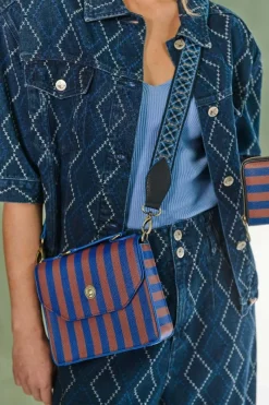 Pip Studio Taschen|Taschengurte|Taschengurte Blume Blau