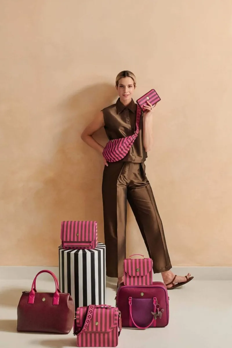 Pip Studio Taschen|Taschengurte|Taschengurte Blume Rot