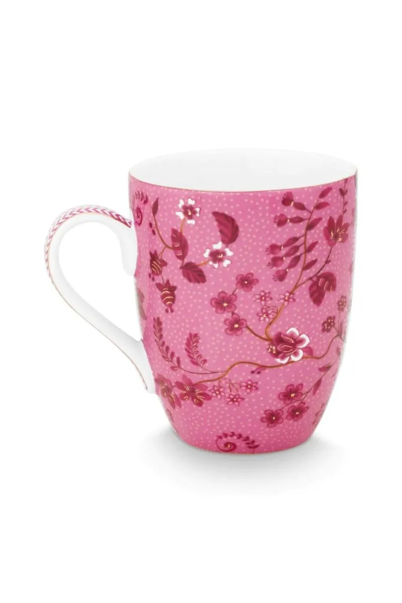 Pip Studio Teetassen|Tasse Gross Jolie Blumen Rosa