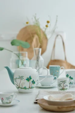 Pip Studio Teetassen|Tasse Gross Jolie Punkte Gold Blau