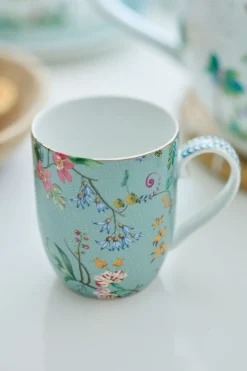 Pip Studio Kaffeetassen|Tasse Klein Jolie Blumen Blau