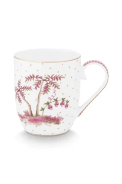 Pip Studio Kaffeetassen|Tasse Klein Jolie Punkte Gold Rosa