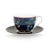 Pip Studio Cappuccino Tasse|Tasse & Untertasse|Tasse & Untertasse Berry Blues Blau