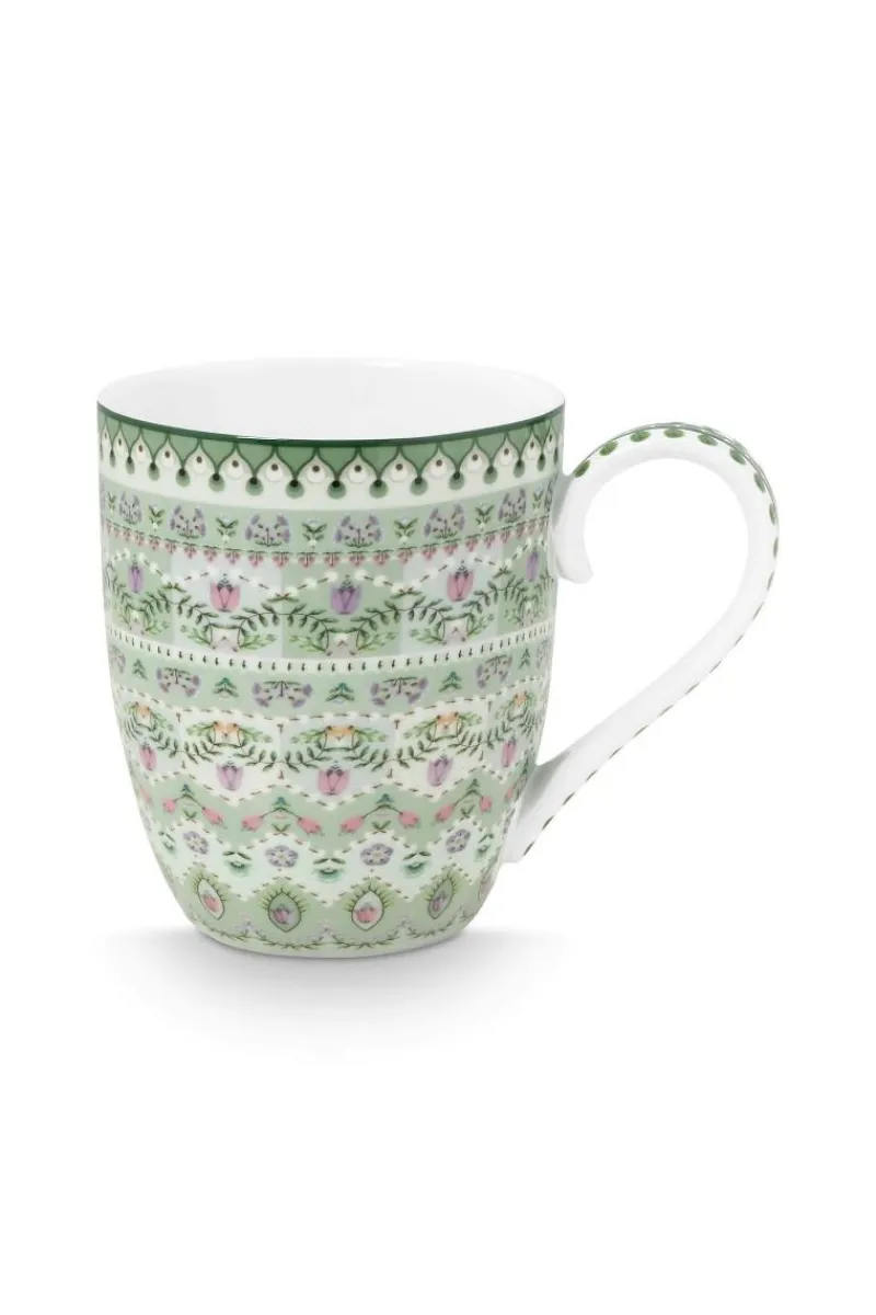 Pip Studio Teetassen|Tasse XL Lily&Lotus Moon Delight Hell Grün