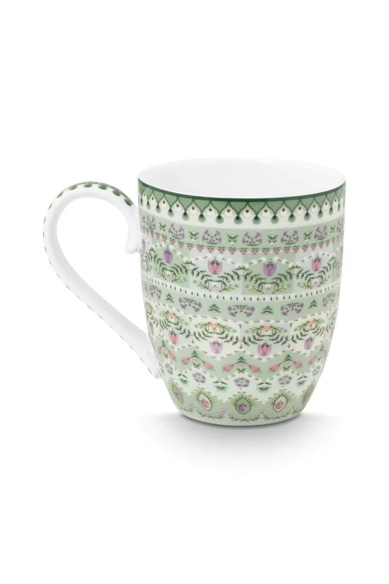 Pip Studio Teetassen|Tasse XL Lily&Lotus Moon Delight Hell Grün