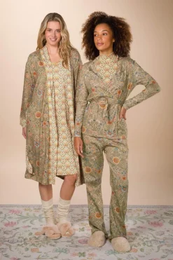 Pip Studio Pullover & Strickjacken|Pullover Und Strickjacken|Teagan Jacke Lange Ärmeln Flore Pequeña Sand