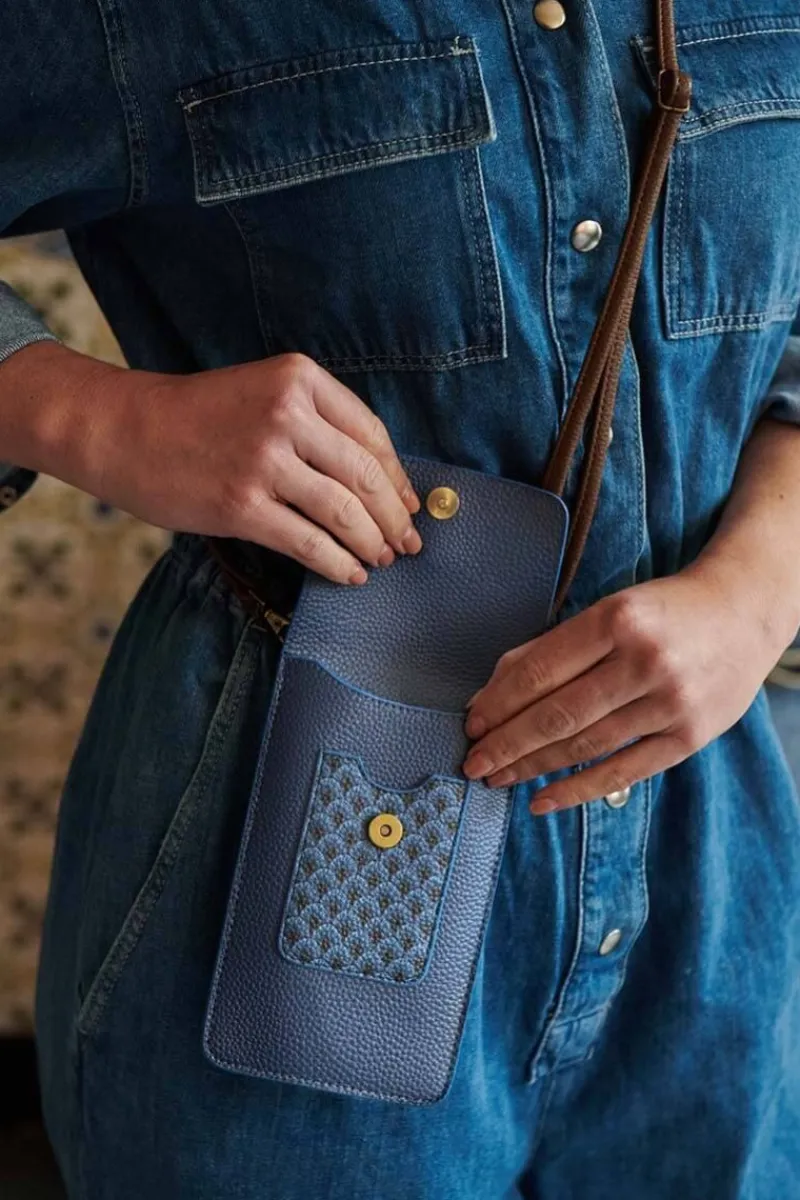Pip Studio Taschen|Umhängetaschen|Telefontasche Kyoto Festival Blau/Khaki