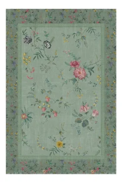 Pip Studio Rechteckige Teppiche|Teppich Fleur Grandeur by Pip Grün