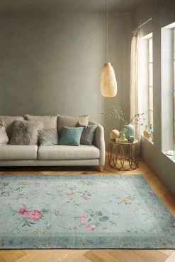 Pip Studio Rechteckige Teppiche|Teppich Fleur Grandeur by Pip Grün