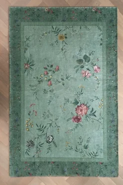 Pip Studio Rechteckige Teppiche|Teppich Fleur Grandeur by Pip Grün