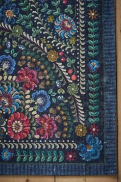 Pip Studio Rechteckige Teppiche|Teppich Il Ricamo by Pip Dunkel Blau