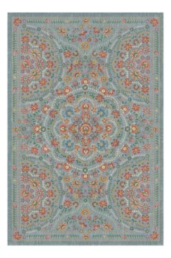 Pip Studio Rechteckige Teppiche|Teppich Il Ricamo by Pip Hellblau
