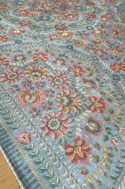 Pip Studio Rechteckige Teppiche|Teppich Il Ricamo by Pip Hellblau