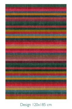 Pip Studio Rechteckige Teppiche|Teppich Jacquard Stripes by Pip Multi