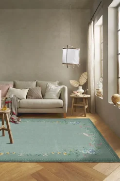 Pip Studio Rechteckige Teppiche|Teppich Jolie by Pip /Grün Grau