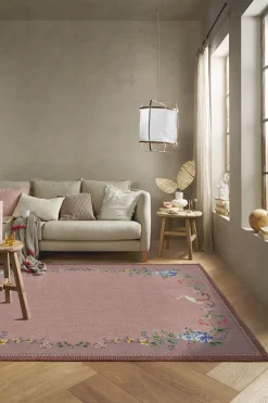 Pip Studio Rechteckige Teppiche|Teppich Jolie by Pip Vintage Rosa