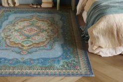 Pip Studio Rechteckige Teppiche|Teppich Majorelle by Pip Blau