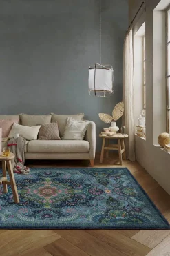 Pip Studio Rechteckige Teppiche|Teppich Moon Delight by Pip Dunkel Blau