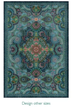 Pip Studio Rechteckige Teppiche|Teppich Moon Delight by Pip Dunkel Blau