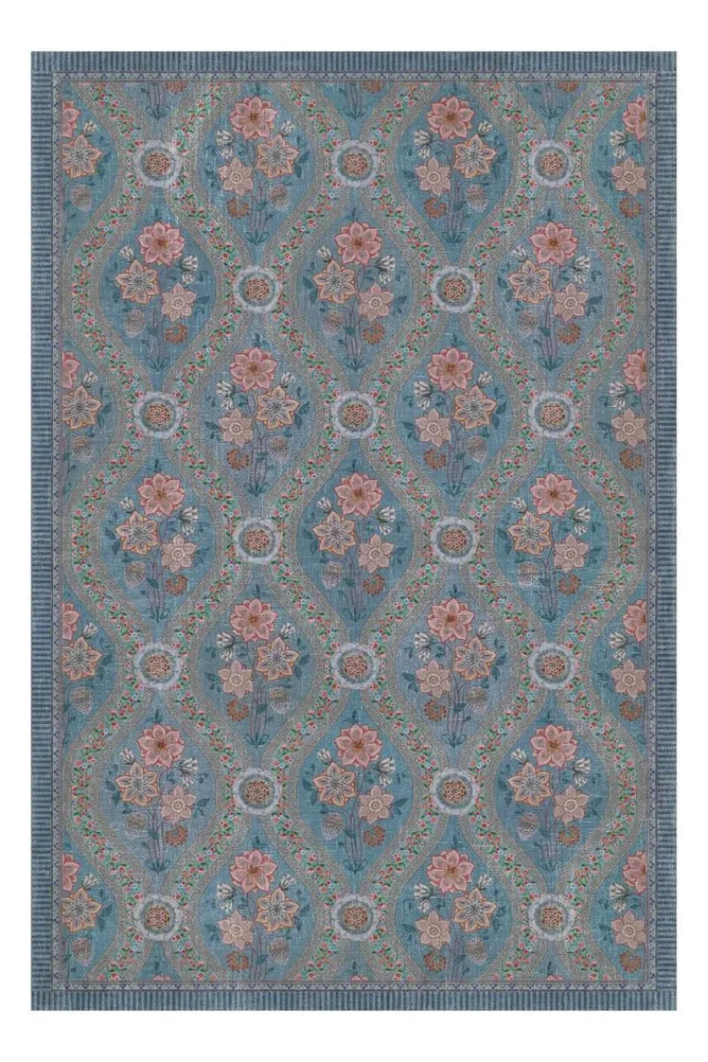 Pip Studio Rechteckige Teppiche|Teppich Ornamento by Pip Blau
