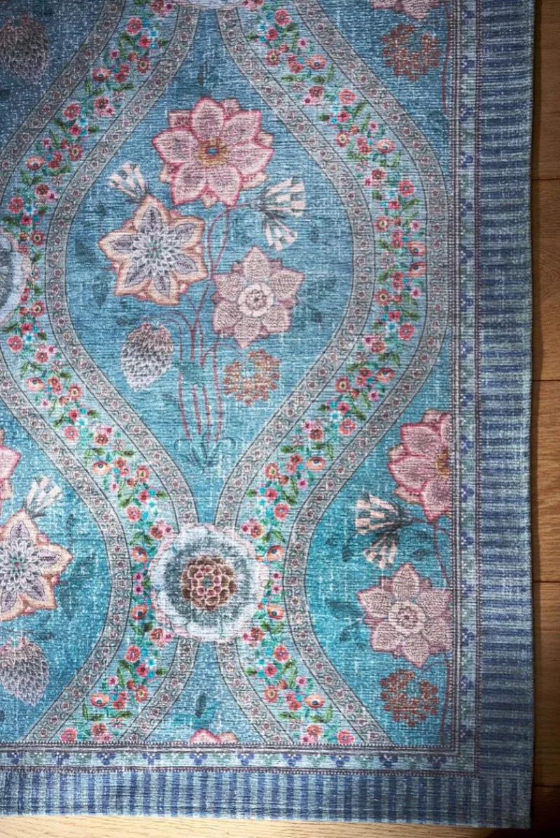 Pip Studio Rechteckige Teppiche|Teppich Ornamento by Pip Blau